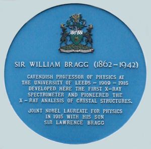 Bragg Family Blue Plaque Leeds