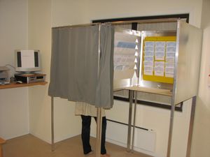 2007년 지방 및 카운티 투표 행사에서 사용된 투표소