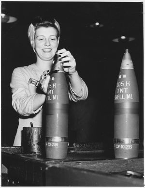 회사의 미국 전쟁 노력에 대한 기여