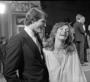 크리스토퍼 리브 (왼쪽)와 키더 (오른쪽)가 1978년 슈퍼맨 시사회에 참석했다.