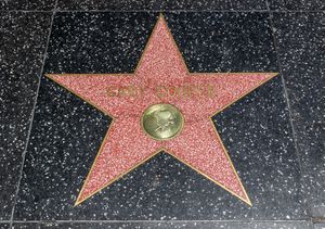 할리우드 명예의 거리의 게리 쿠퍼의 별 사진