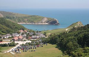 줄월스 코브 (쥬라기 해안)에서 함버리 투트에서 바라본 모습