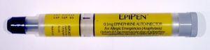 에피네프린 자동 주사기는 아나필락시스 치료에 사용되는 휴대용 1회 투여 에피네프린 주사 장치이다.