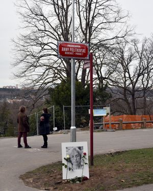 프라하의 안나 폴릿콥스카야 산책로