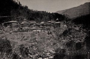 메이지 시대의 키가 온천