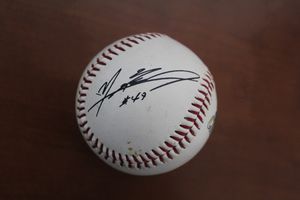 2002년 한국시리즈 우승 당시 사인볼