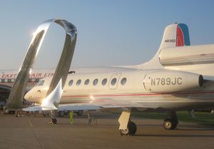 스파이로이드 윙렛이 장착된 팔콘 50