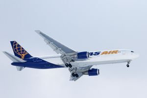 미사와 비행장에서 촬영된 아틀라스 항공의 보잉 767-300ER형 기종