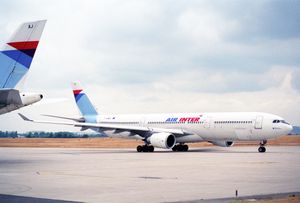 에어 인터의 A330-300. A330은 프랑스 국내선에서 노선 취항을 시작했다.