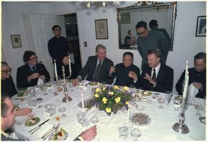 백악관에서 덩샤오핑 중공 부총리를 위하여 만찬을 주최한 브레진스키 (1979년)