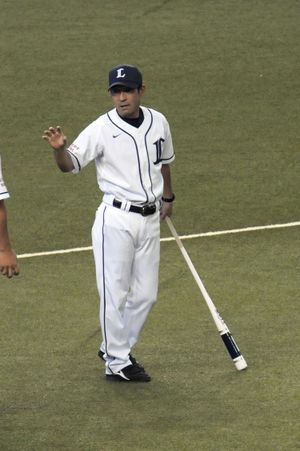 세이부 1군 수비·주루 코치 시절 (2012년 9월 30일, 세이부 프린스 돔)