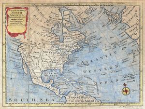 영국령 북아메리카의 지도 (1747년경)