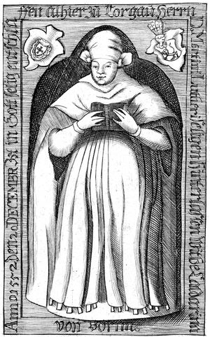 독일 토르가우의 성 마리아 교회에 있는 폰 보라의 묘비 조각