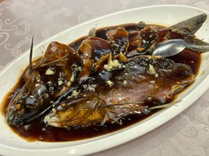 식초 소스 서호 생선