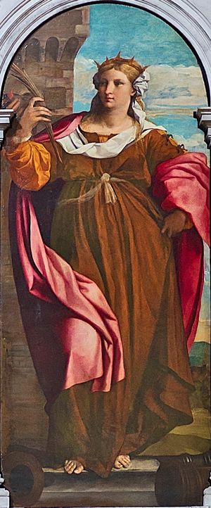 성 바르바라 (팔마 베키오 작) , 산타 마리아 포르모사 성당, 베네치아