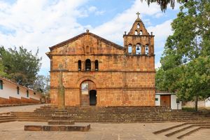 콜롬비아 바리차라의 산타 바르바라 교회