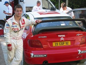 2002년 5월 핀란드에서 시트로엥 테스트 중인 뢰브