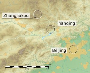 2022년 동계 패럴림픽 경기장 위치