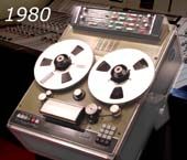 컴퓨터 자동 조절 기능을 갖춘 Solidyne GMS200 테이프 레코더. 아르헨티나 1980–1990년