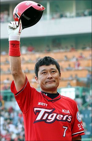 KIA 타이거즈 시절의 이종범(2011년)