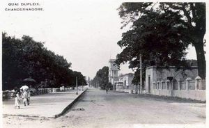 Strand Road의 Quai Dupleix 샹데르나고르