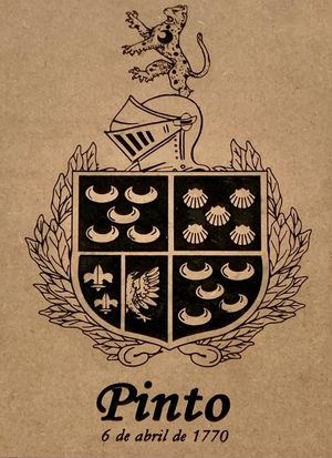 1770년 포르투갈 왕이 수여한 핀토 가문의 문장