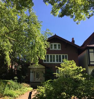 버로스의 어린 시절 집, 세인트루이스의 퍼싱 플레이스