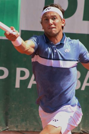 2021년 프랑스 오픈에서의 카스페르 루드