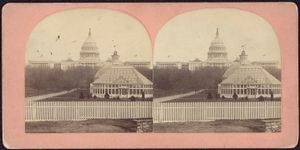 1867년 미국 식물원의 입체 사진