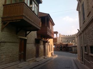 바쿠 내성의 오래된 집들