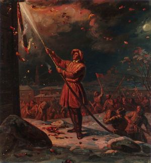 R. W. Ekman이 그린 투르쿠 대화재