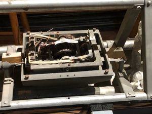 1939년 L-C 시리즈 로켓 내부에 설치된 자이로스코프