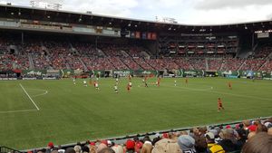 2016년 프로비던스 파크에서 열린 포틀랜드 손스 FC의 경기