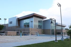 2015년에 완공된 유타 주립 대학교의 애기 레크리에이션 센터