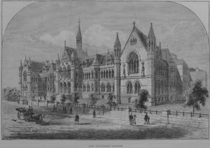 윌리엄 글래드스턴 영국 총리의 의뢰로 지어진 대학 건물. 1881년 완공.