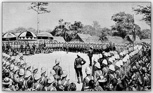 1896년 제4차 앵글로-아산티 전쟁 이후, 영국은 아샨티 왕국에 대한 보호령을 선포했다.