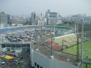 동대문운동장 항공 사진