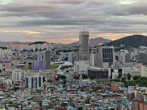 북쪽에서 본 DDP 주변 지역