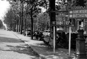 1940년 릴 근처의 파괴된 차량
