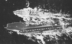 1970년 아크 로열의 상공 조감도