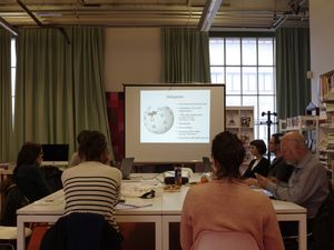 브뤼셀의 공공 도서관인 BLI:B에서 열린 위키백과 편집 마라톤