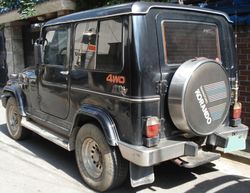 쌍용 코란도 후측면