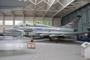 닥스포드 제국 전쟁 박물관에 전시된 유로파이터 타이푼 DA-4