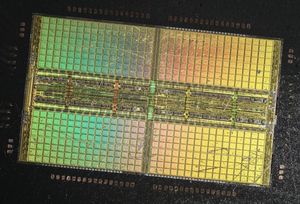 삼성 DDR-SDRAM 64-MBit 패키지의 다이