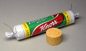 전통이 된 기성품 완두콩 수프의 한 형태