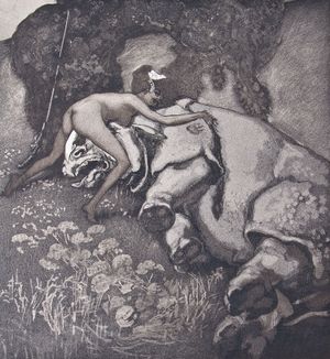 Die Nashornjägerin 1907