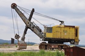 케이블식 로딩 쇼벨의 예