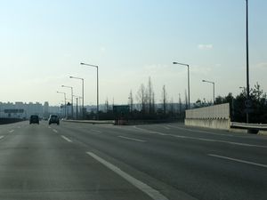 성남 나들목 진출 램프