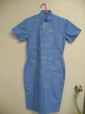 파이핑이 없는 치파오