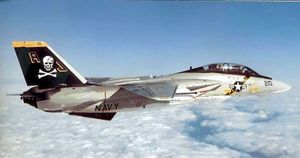 VF-84 졸리 로저스는 1976년에 F-4에서 F-14A로 교체되었다.